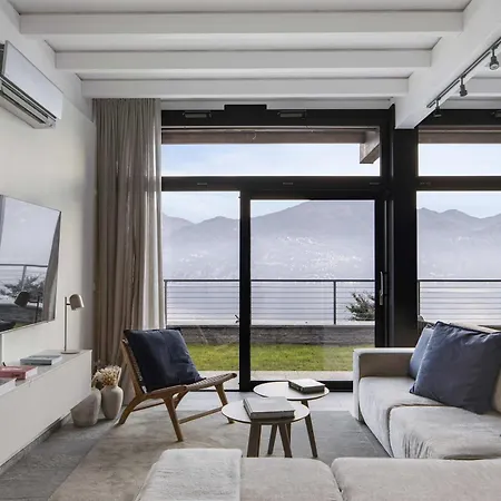 Luxury Penthouse View Pool Terrasse Sauna Appartamento Menaggio