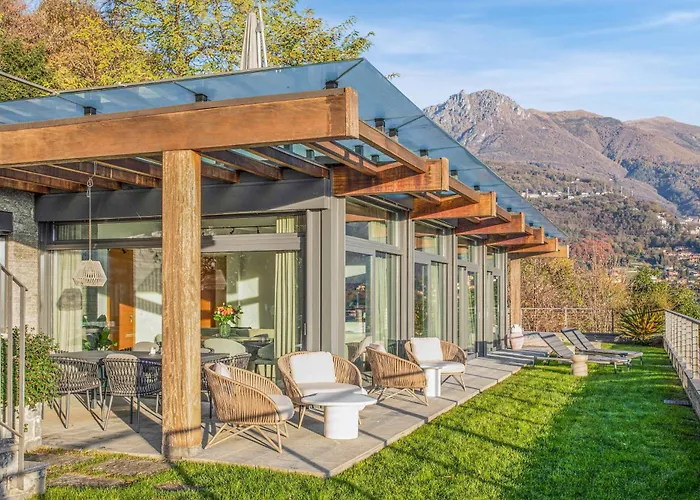 Apartamento Luxury Penthouse View Pool Terrasse Sauna Menaggio