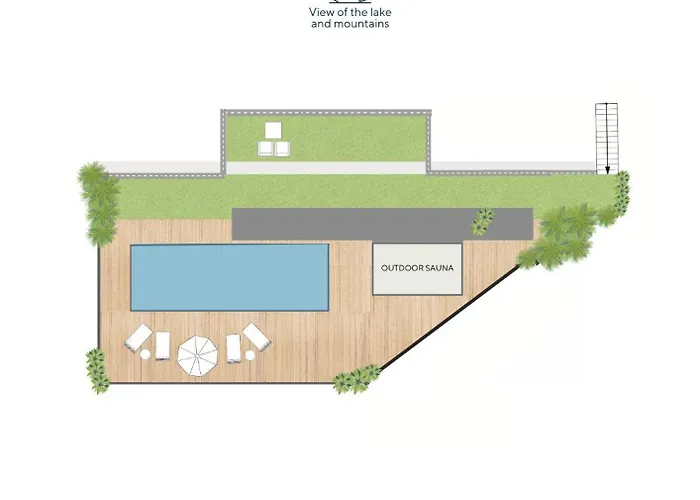 Luxury Penthouse View Pool Terrasse Sauna