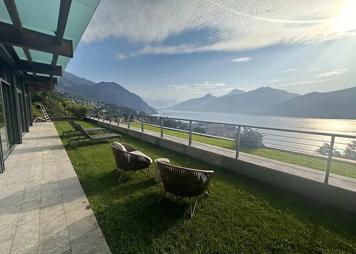 Apartamento Luxury Penthouse View Pool Terrasse Sauna Menaggio