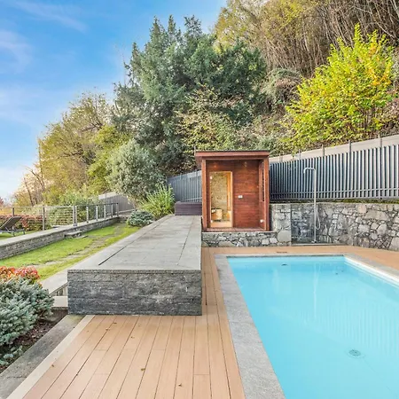 Luxury Penthouse View Pool Terrasse Sauna * Menaggio